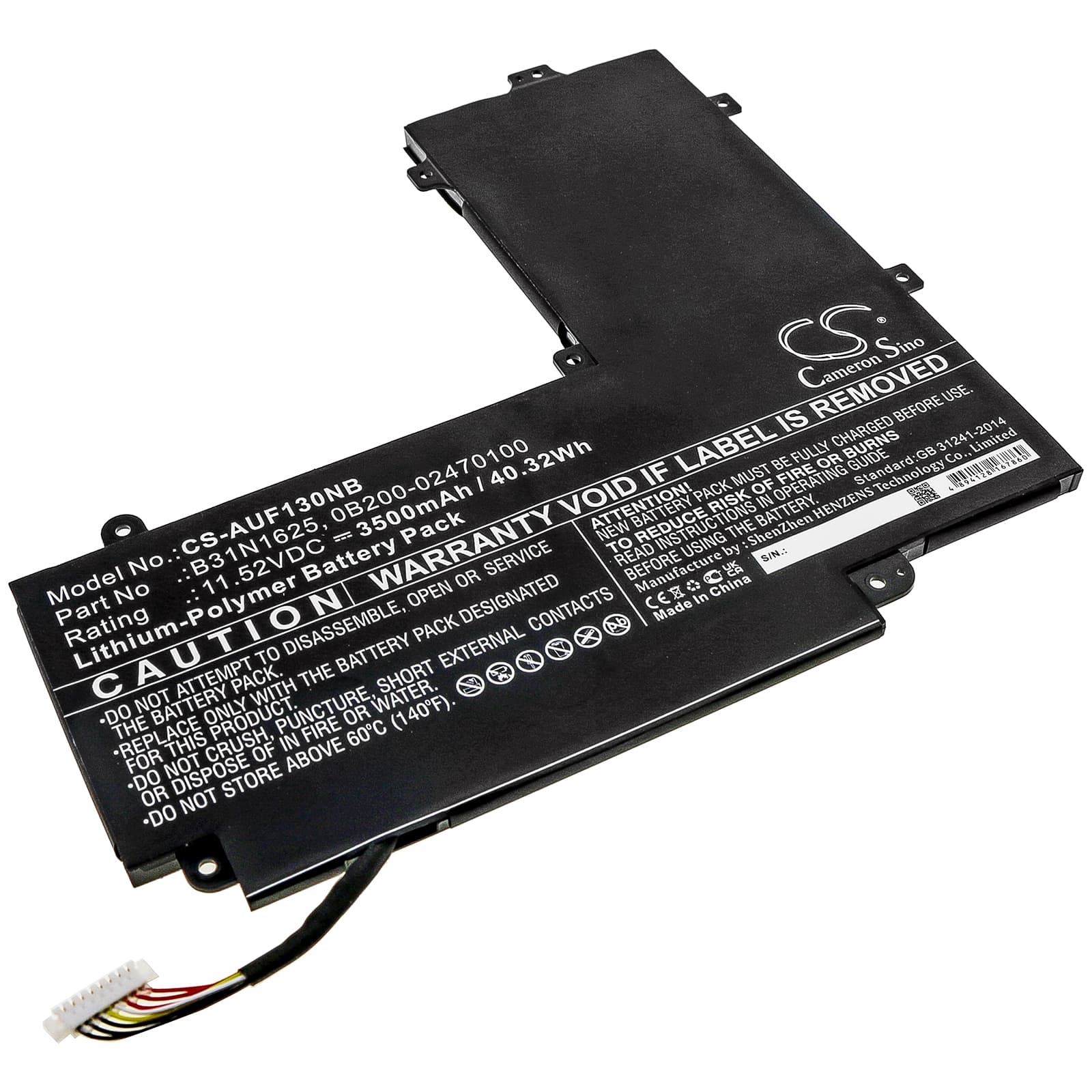 Replacement Battery for Asus VivoBook Flip 12 TP203NAH-BP054T - CS-AUF130NB-1.jpg