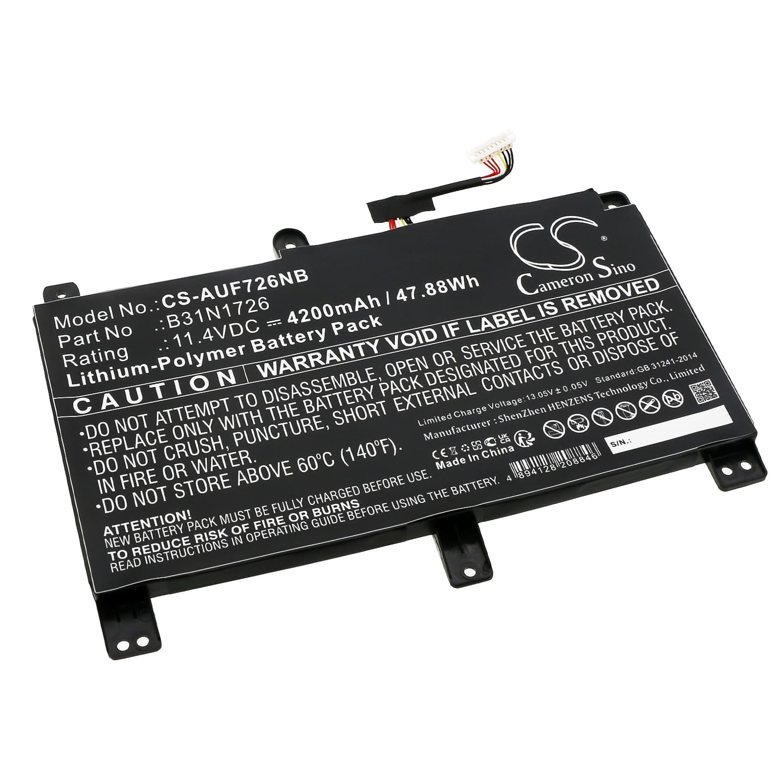 Replacement Battery for Asus FX504 - CS-AUF726NB-1.jpg