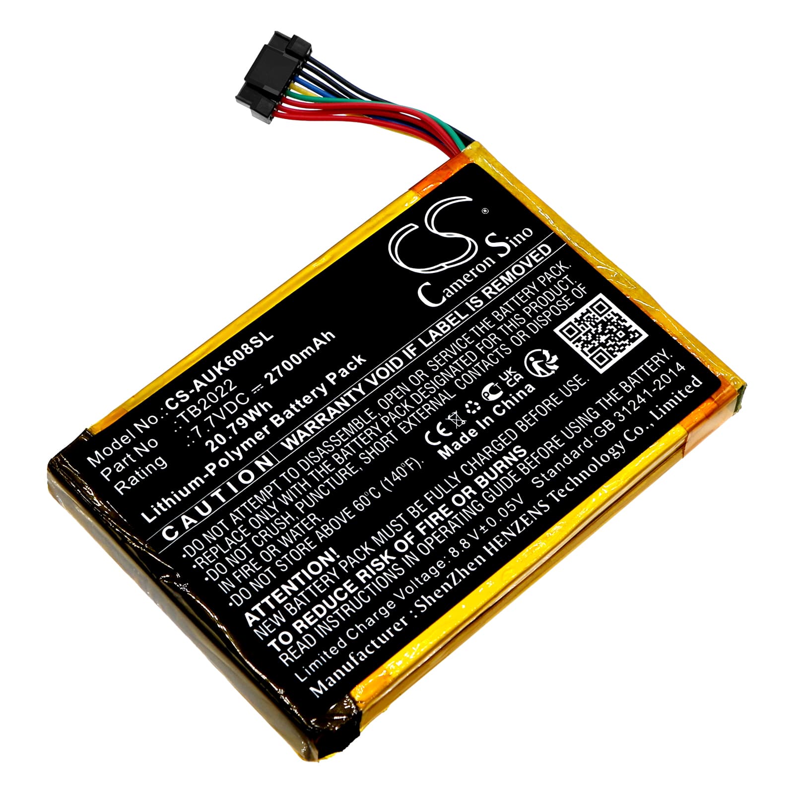 Replacement Battery for Autel MaxiBAS BT608 - CS-AUK608SL-1.jpg