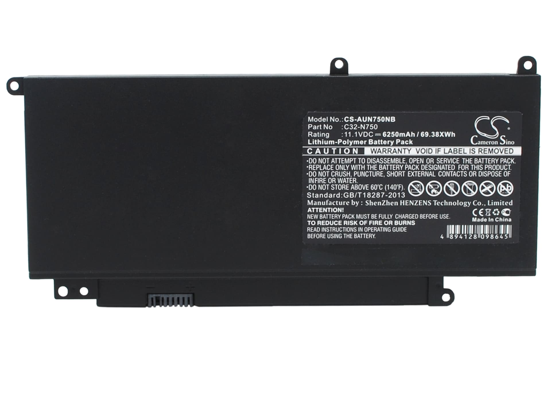 Replacement Battery for Asus N750 - CS-AUN750NB-1.jpg