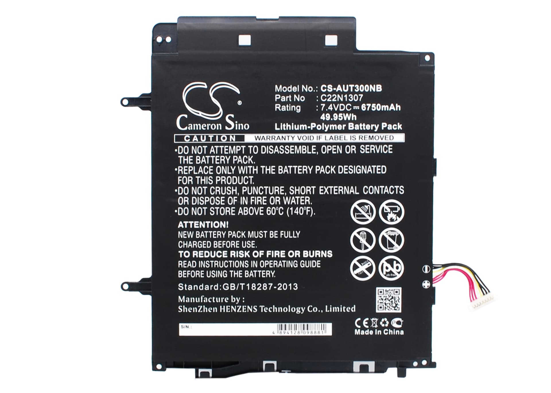 Replacement Battery for Asus Transformer Book T300 - CS-AUT300NB-1.jpg