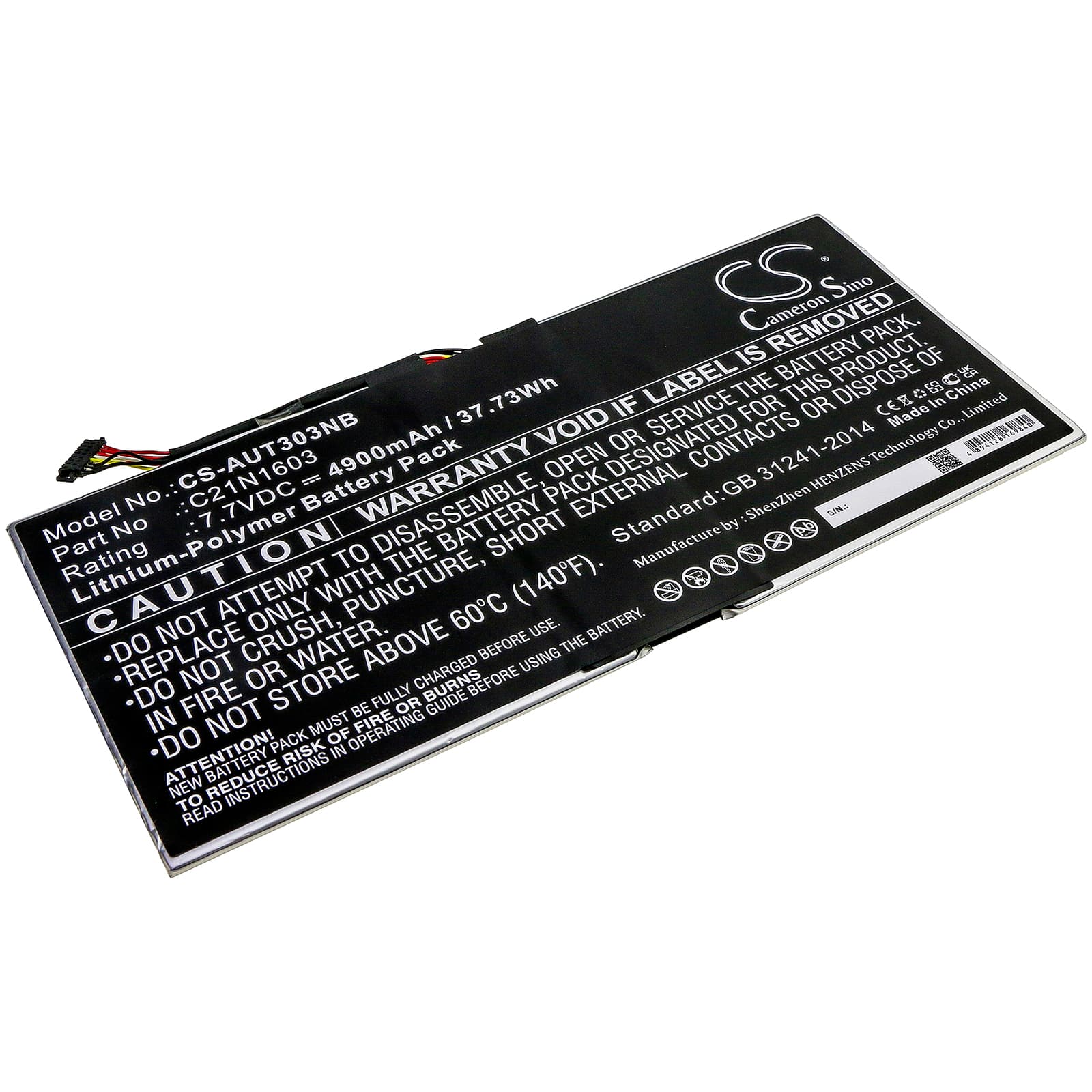 Replacement Battery for Asus T303UA-GN053T - CS-AUT303NB-1.jpg