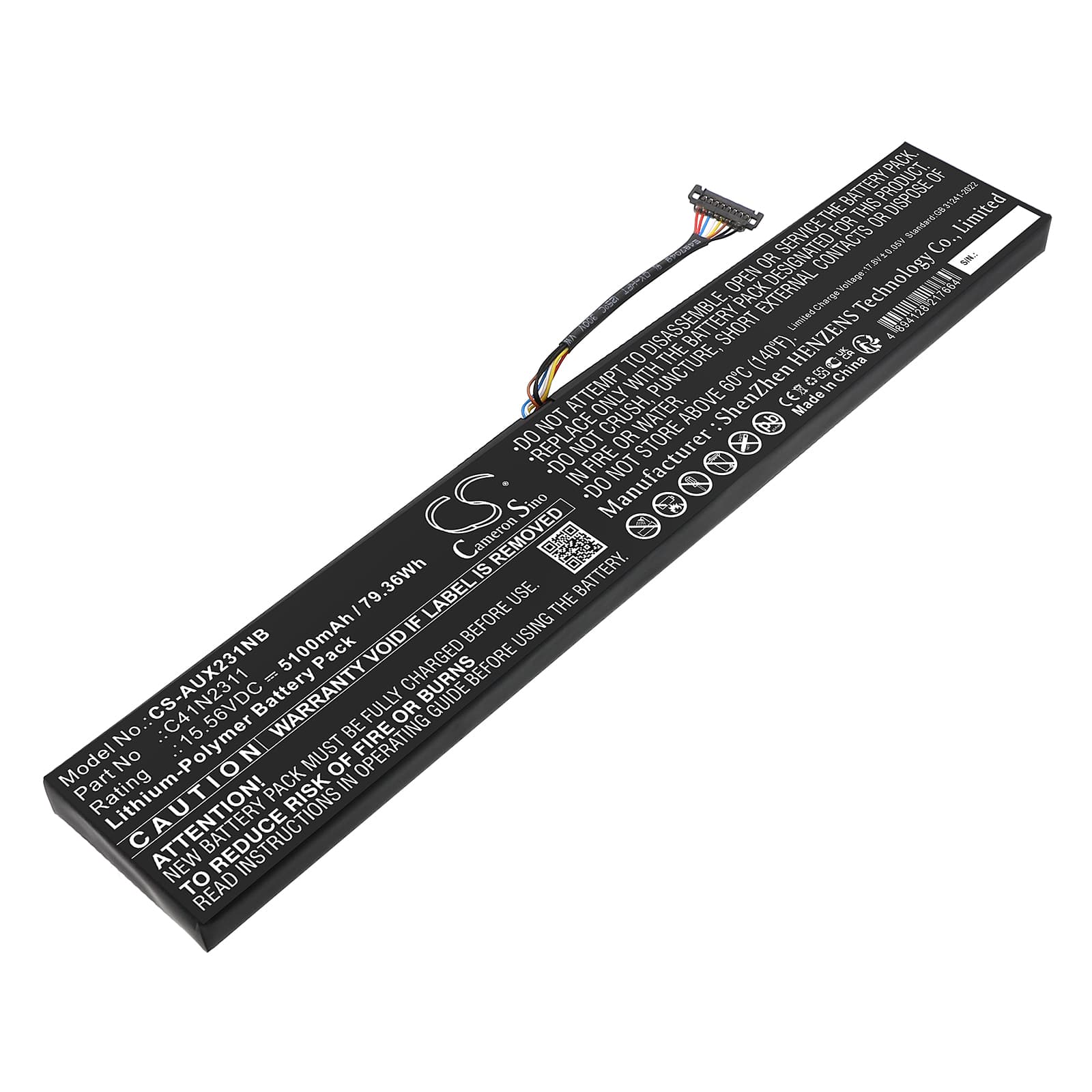 Replacement Battery for Asus RC72LA-NH002W - CS-AUX231NB-1.jpg