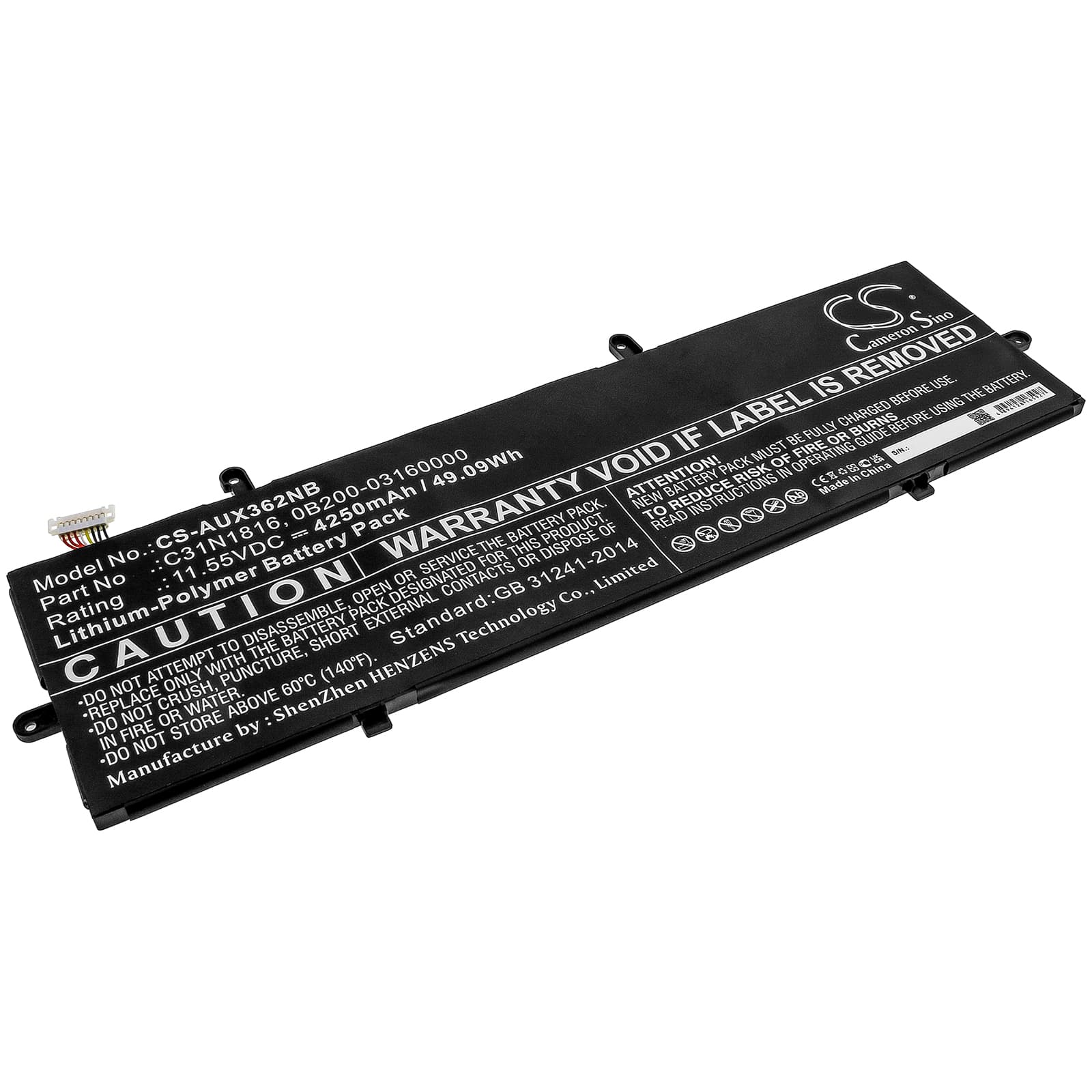 Replacement Battery for Asus Zenbook Flip 13 UX362FA-EL090T - CS-AUX362NB-1.jpg