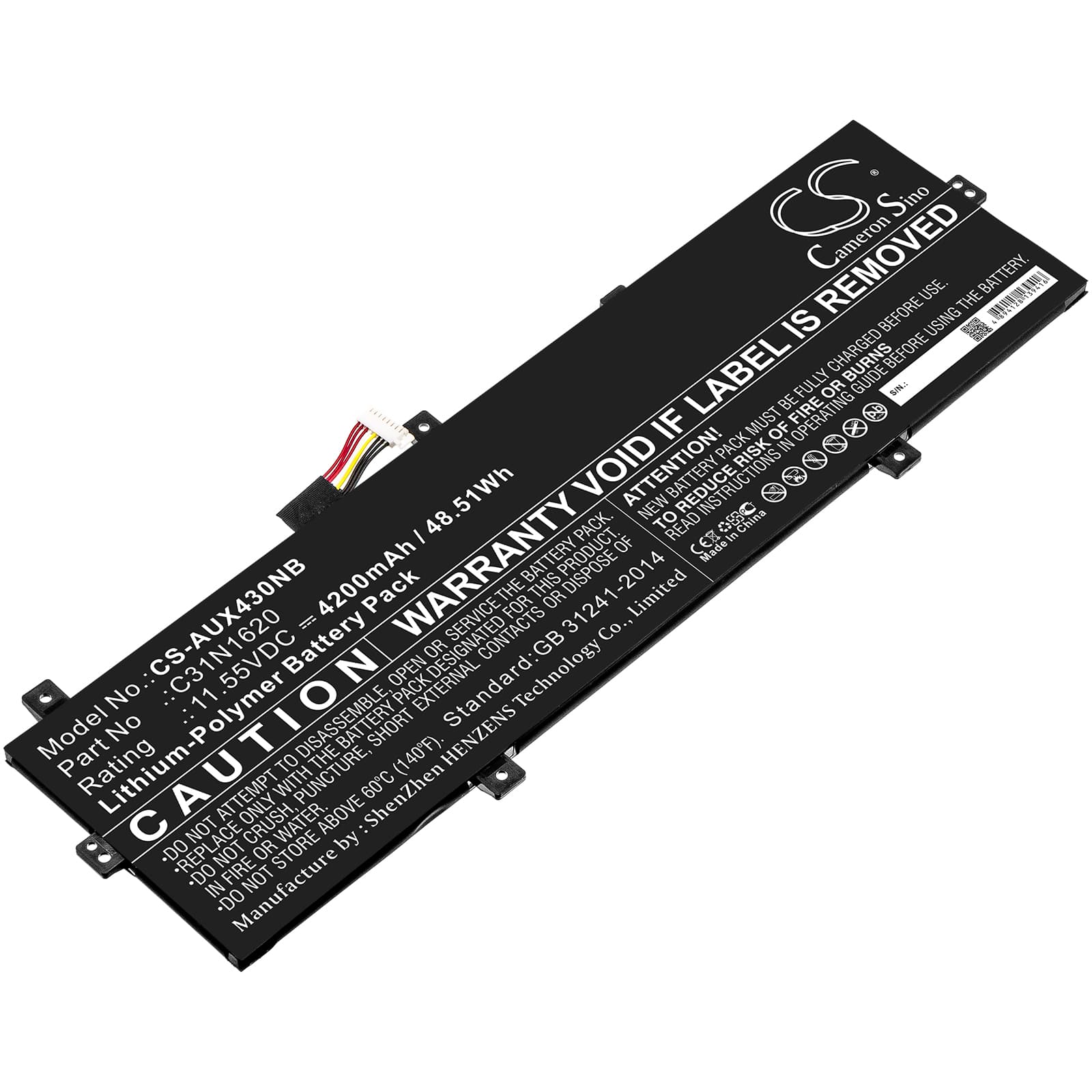 Replacement Battery for Asus BX430 - CS-AUX430NB-1.jpg