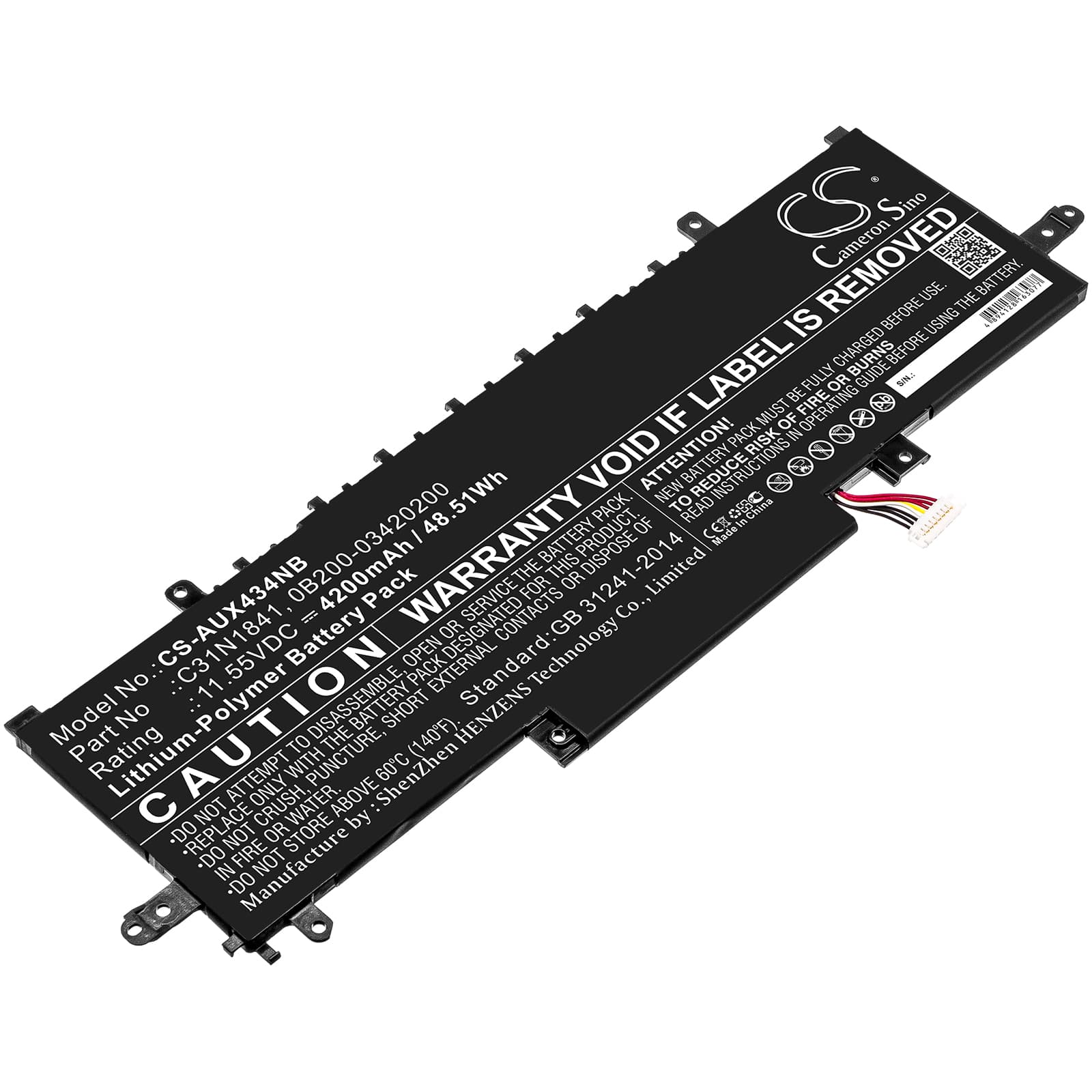 Replacement Battery for Asus ZenBook 14 UX434FL-AI034R - CS-AUX434NB-1.jpg
