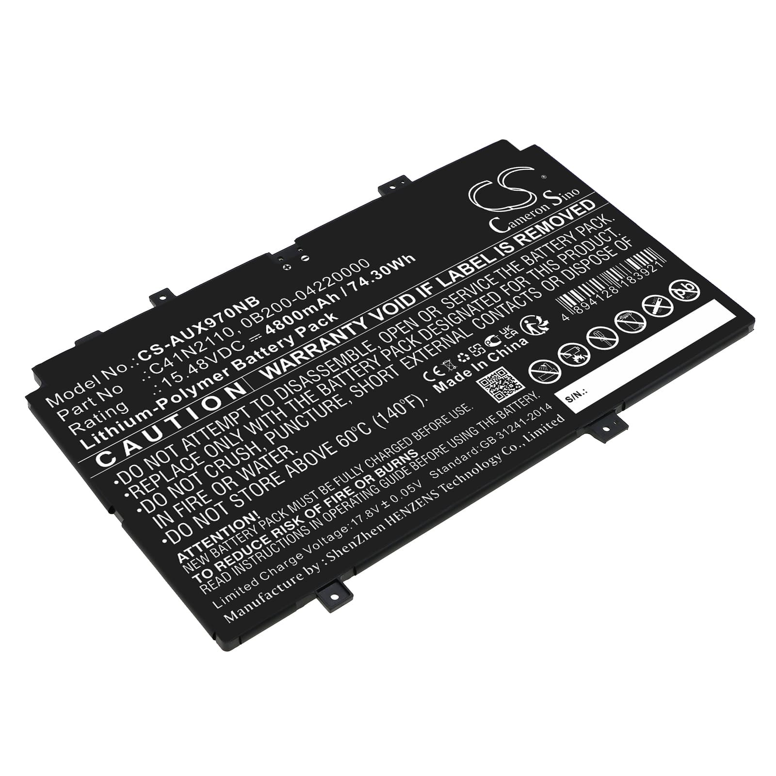 Replacement Battery for Asus Zenbook 17 Fold OLED - CS-AUX970NB-1.jpg