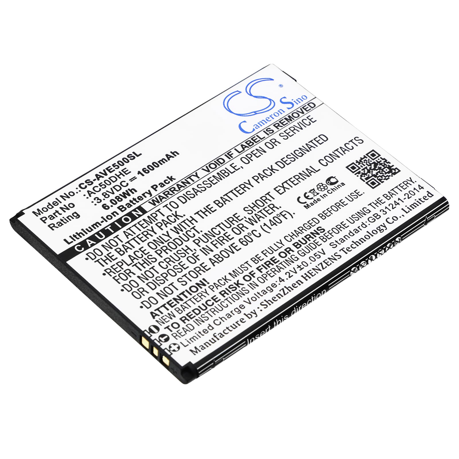Replacement Battery for Archos Elements 50d Helium - CS-AVE500SL-1.jpg