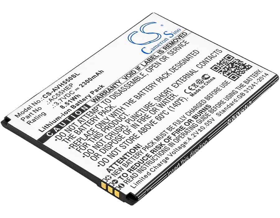Replacement Battery for Archos A55 Helium - CS-AVH550SL-1.jpg