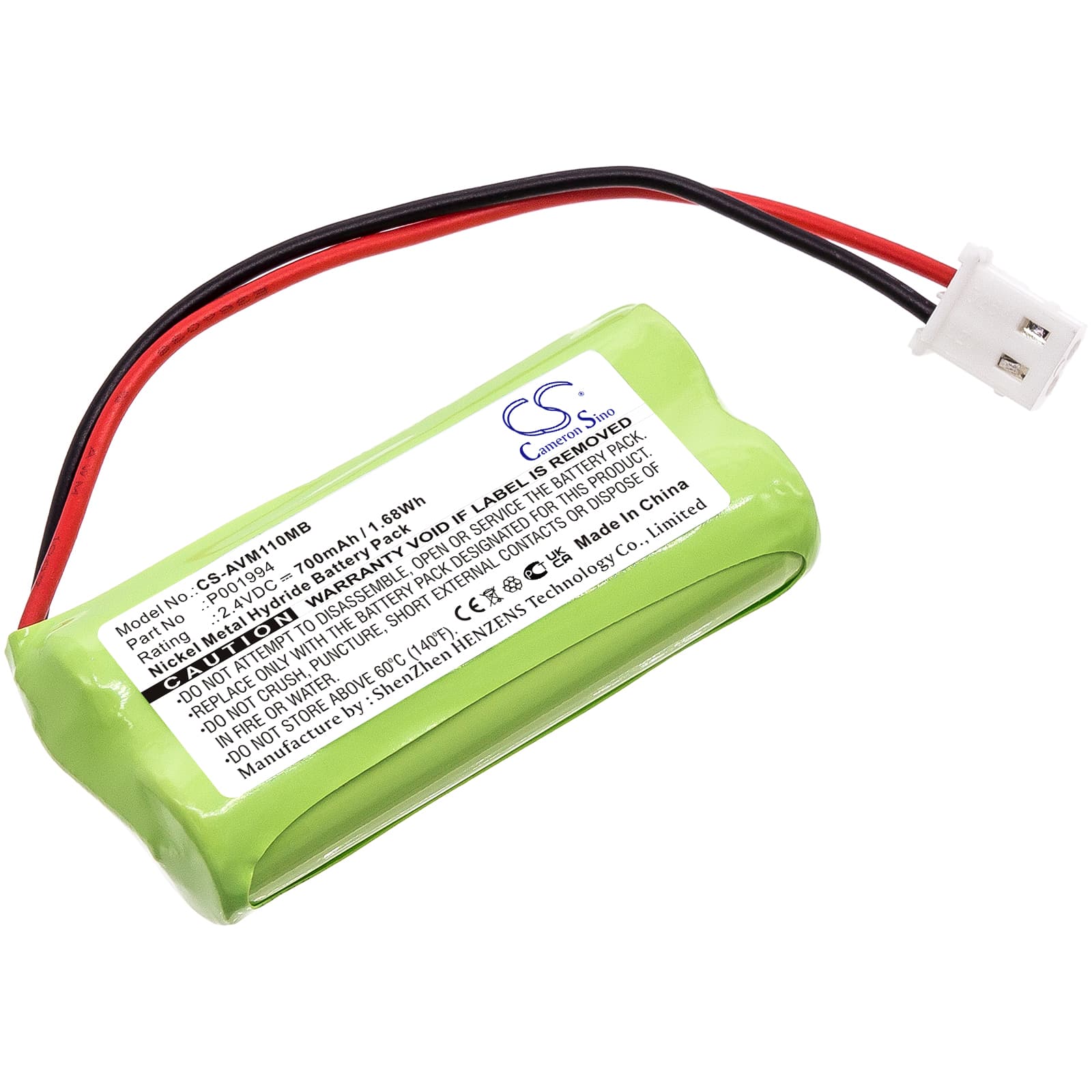 Replacement Battery for Alecto DBX-111 - CS-AVM110MB-1.jpg
