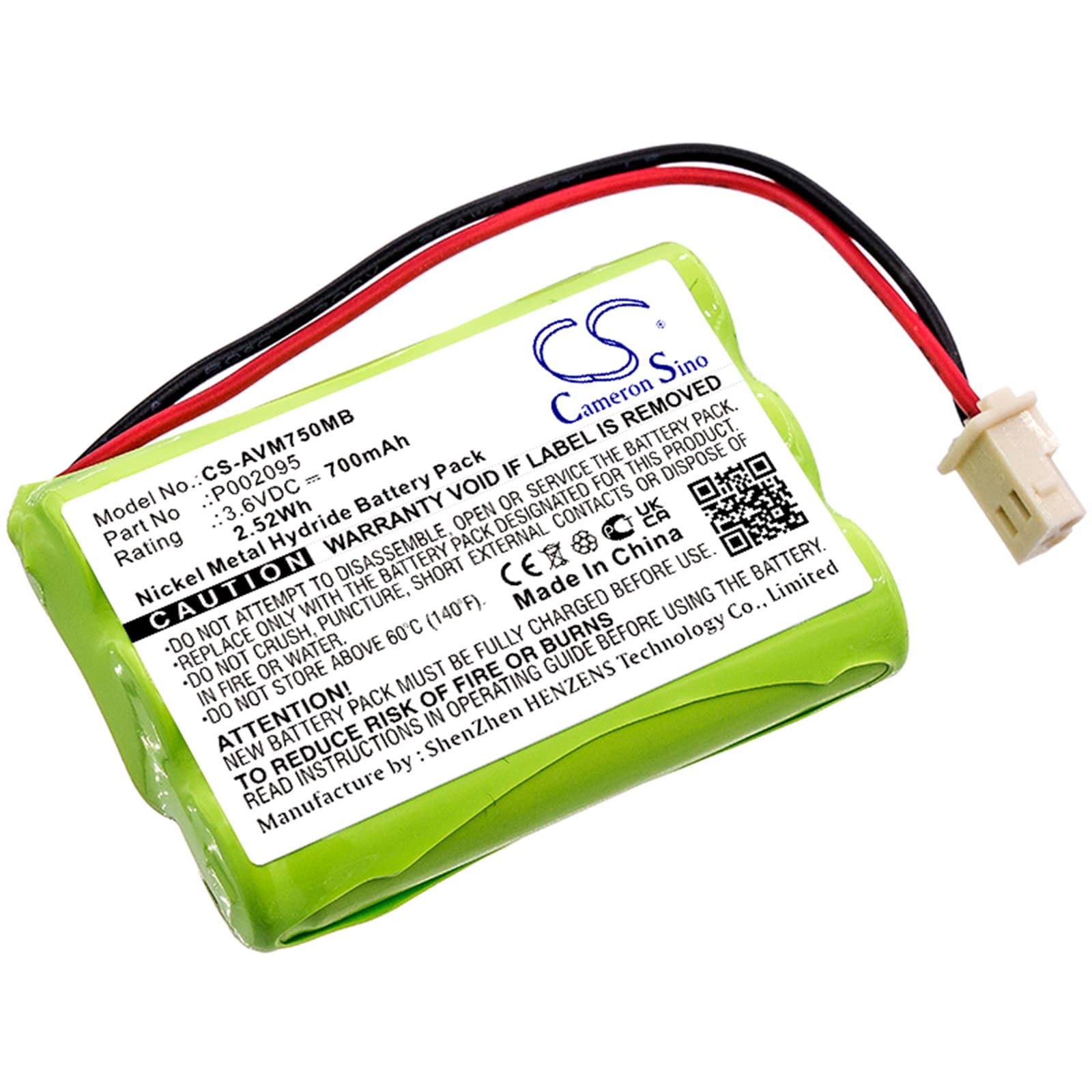 Replacement Battery for Alecto DVM-75 - CS-AVM750MB-1.jpg