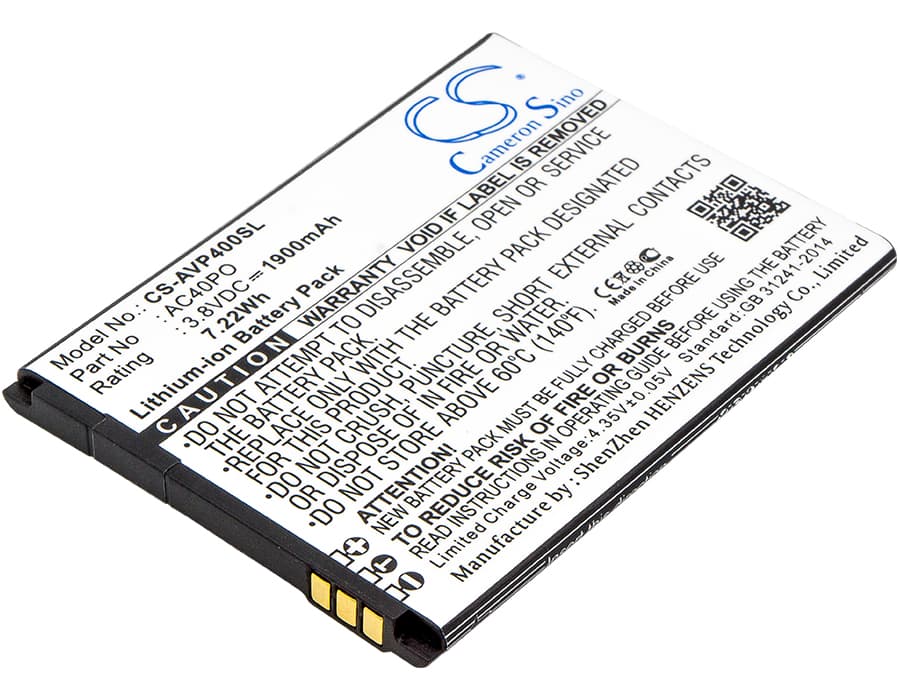 Replacement Battery for Archos 40 Power - CS-AVP400SL-1.jpg