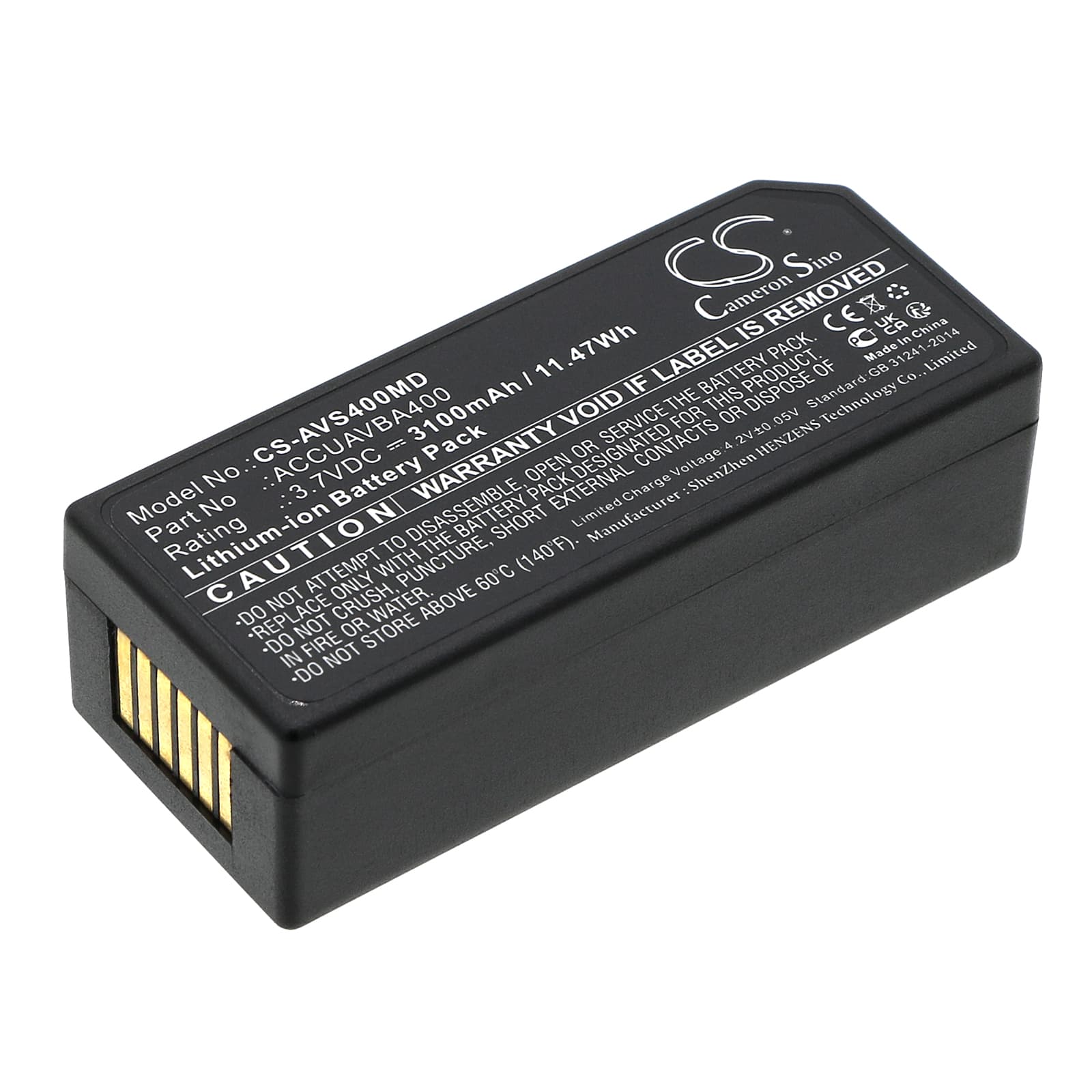 Replacement Battery for Veins Accuvein AV400 - CS-AVS400MD-1.jpg