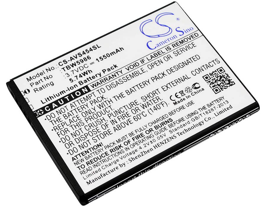Replacement Battery for Archos 45 Helium 4G - CS-AVS454SL-1.jpg