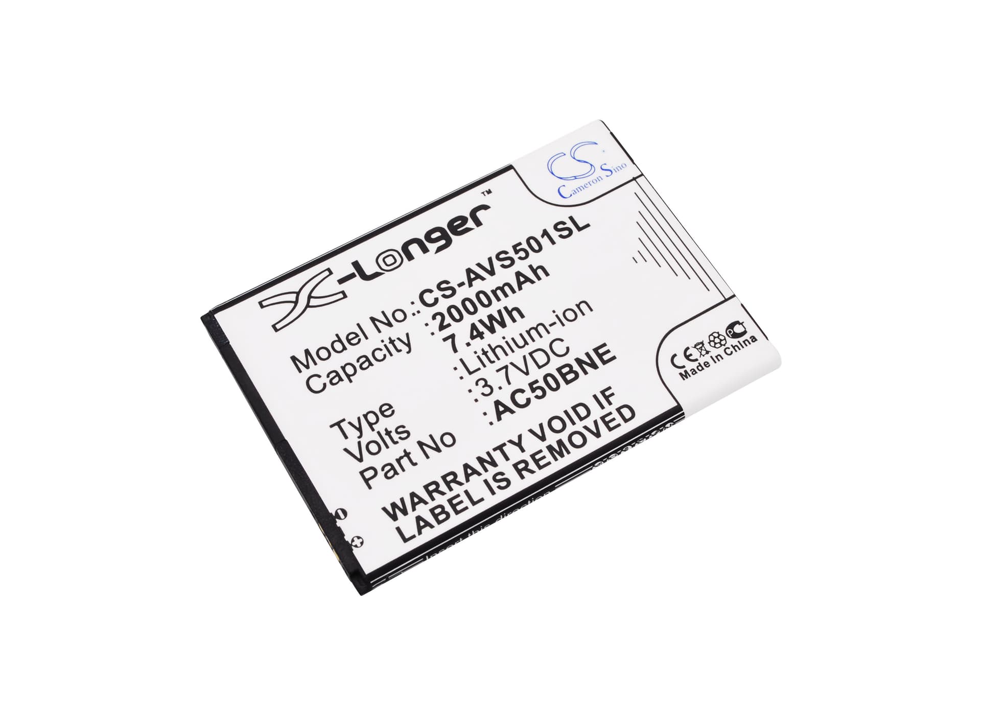 Replacement Battery for Archos Neon 50b - CS-AVS501SL-1.jpg