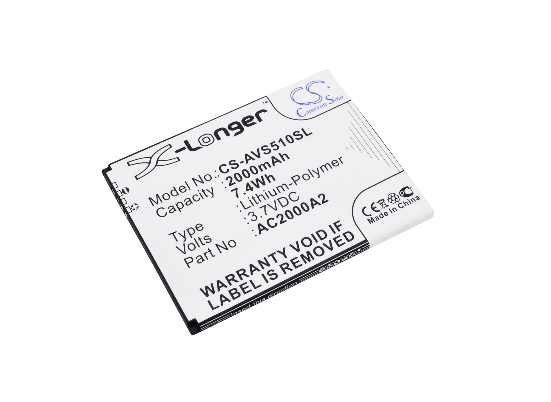 Replacement Battery for Archos 50c Oxygen - CS-AVS510SL-1.jpg
