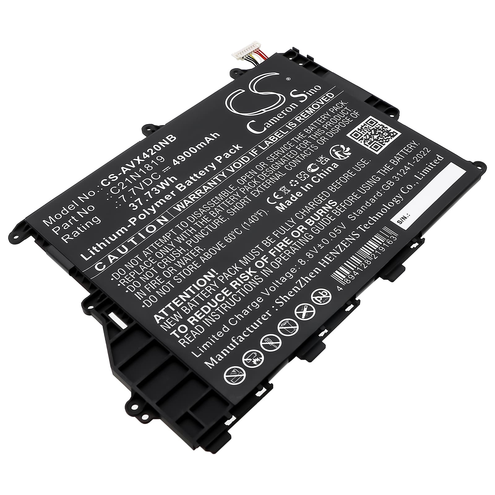 Replacement Battery for Asus A420UA - CS-AVX420NB-1.jpg