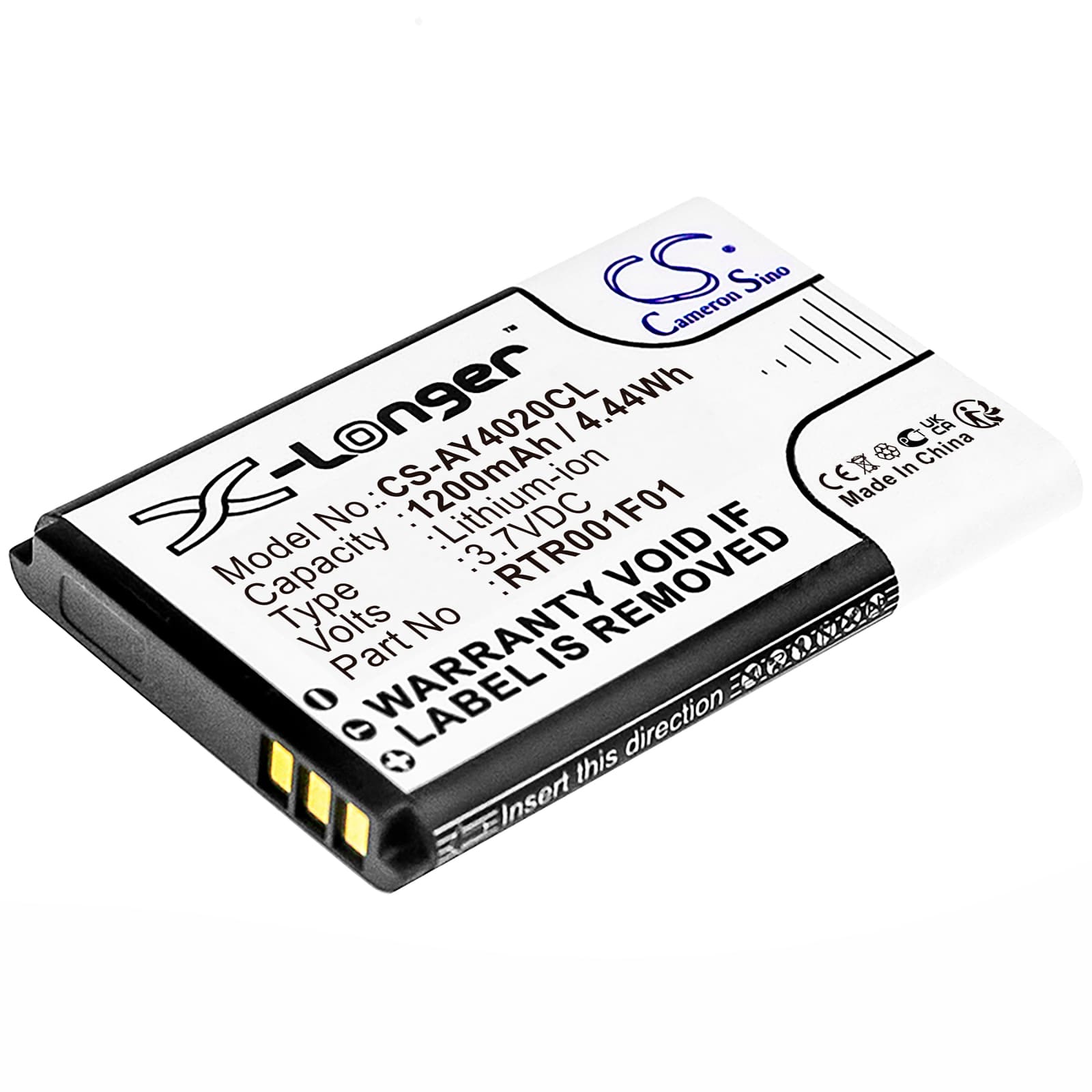 Replacement Battery for Audioline MT1000