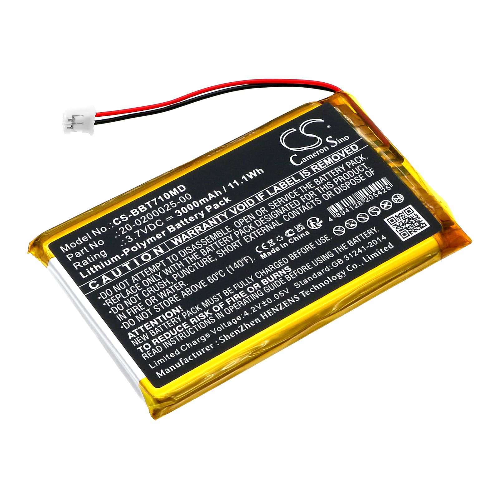 Replacement Battery for Bistos BT-710 pulse oximeter - CS-BBT710MD-1.jpg