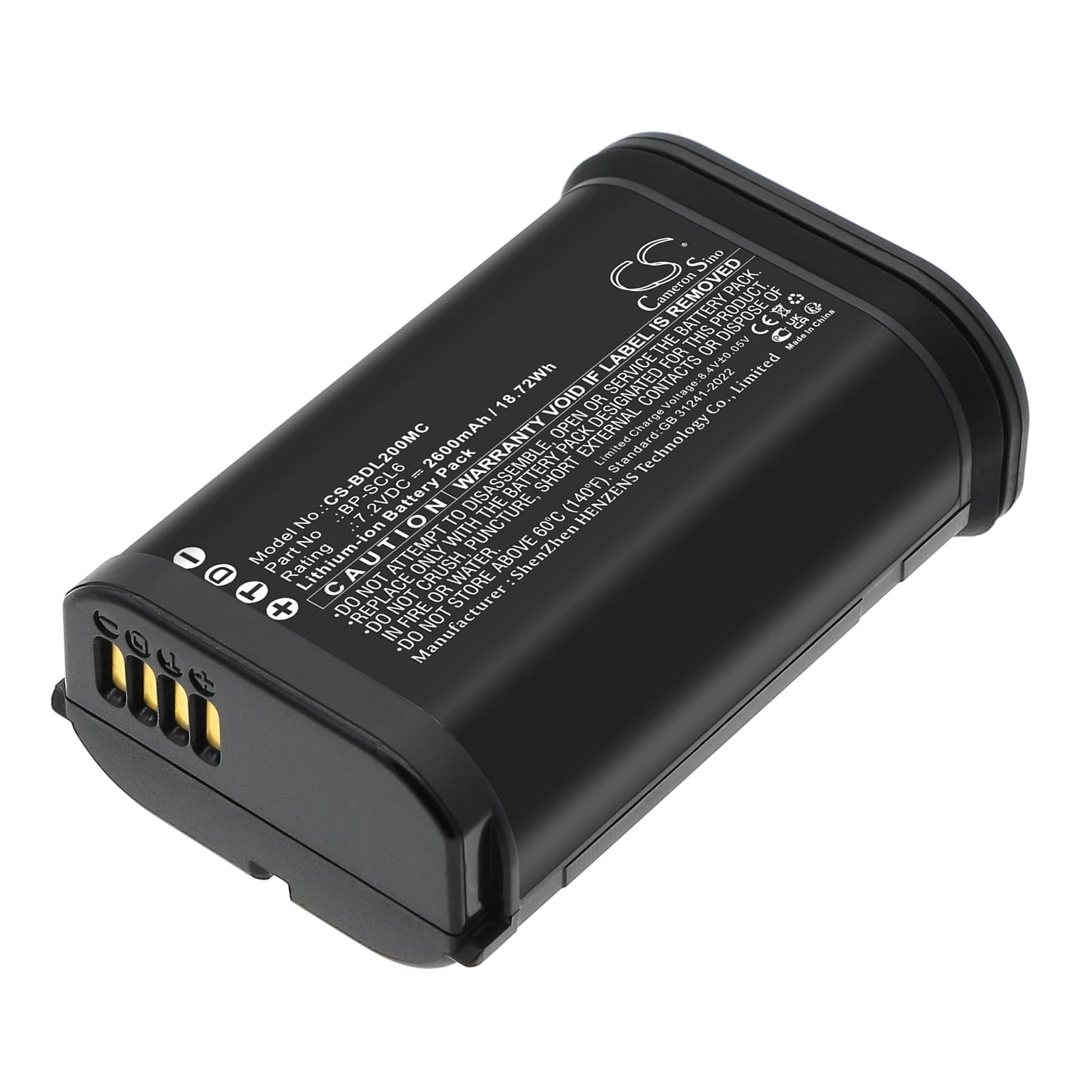 Replacement Battery for Leica Q2 - CS-BDL200MC-1.jpg