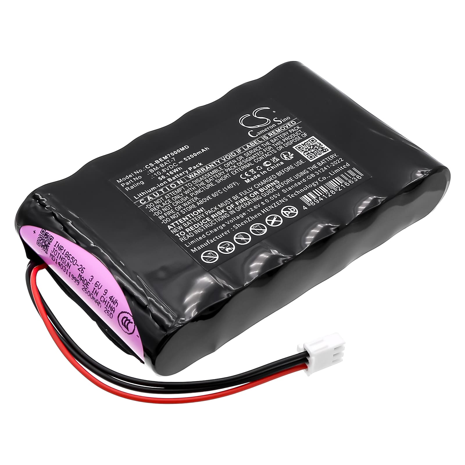 Replacement Battery for Econet Monitor Compact 9 21.10-6001 - CS-BEM7000MD-1.jpg