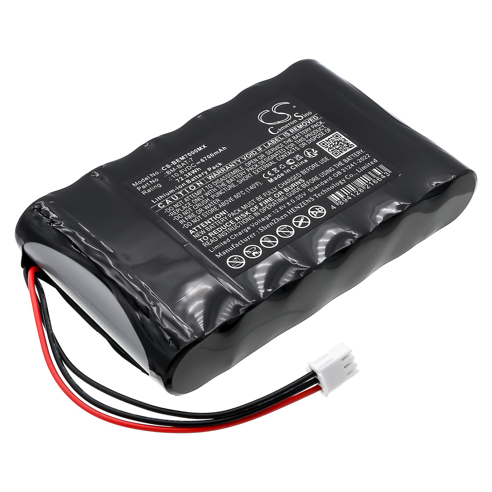 Replacement Battery for Econet Monitor Compact 9 21.10-6001 - CS-BEM7000MX-1.jpg