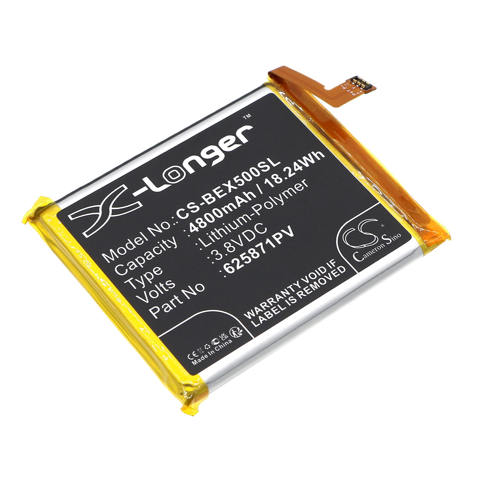 Replacement Battery for Bea-fon X5 - CS-BEX500SL-1.jpg