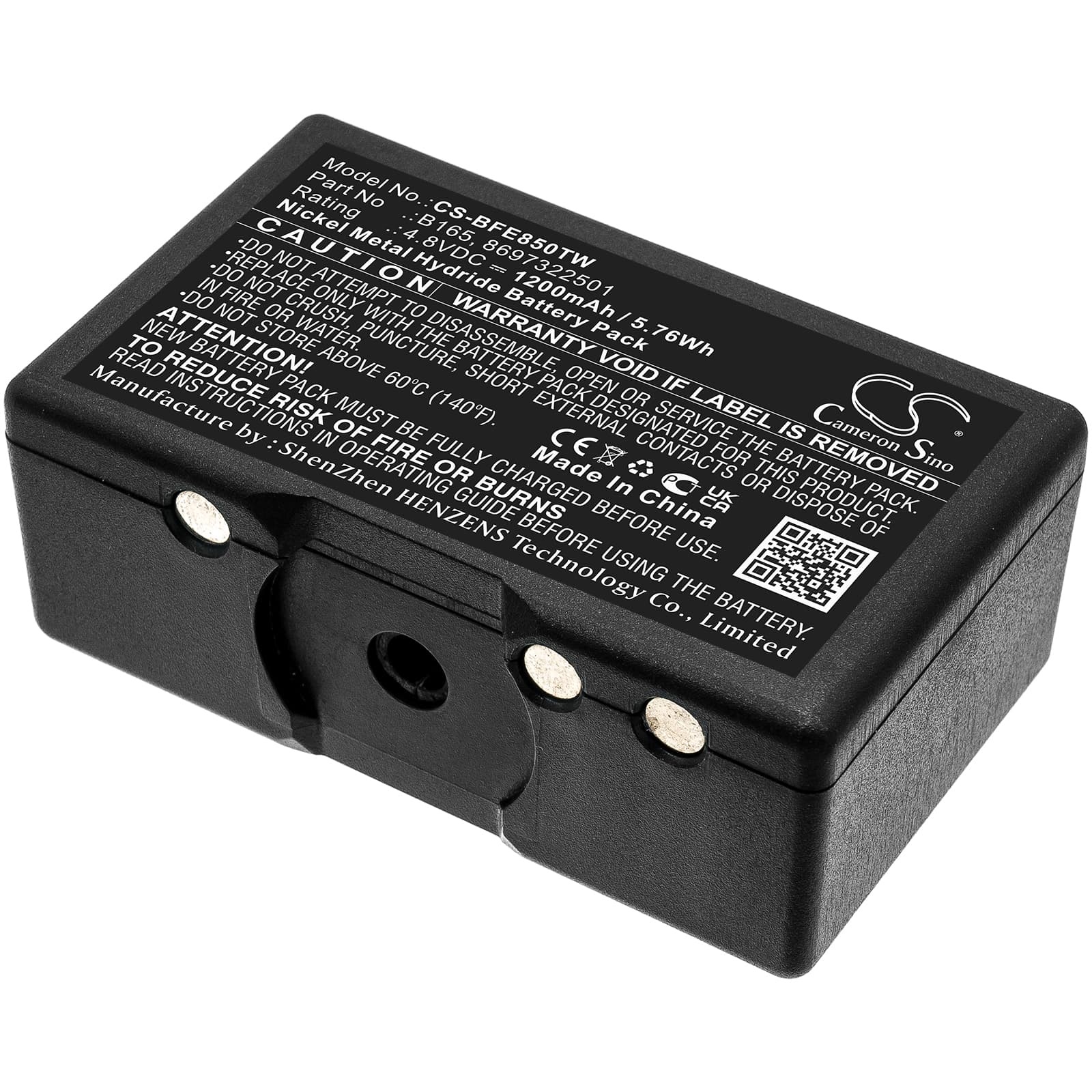 Replacement Battery for AEG TELEPORT 9S/10 - CS-BFE850TW-1.jpg