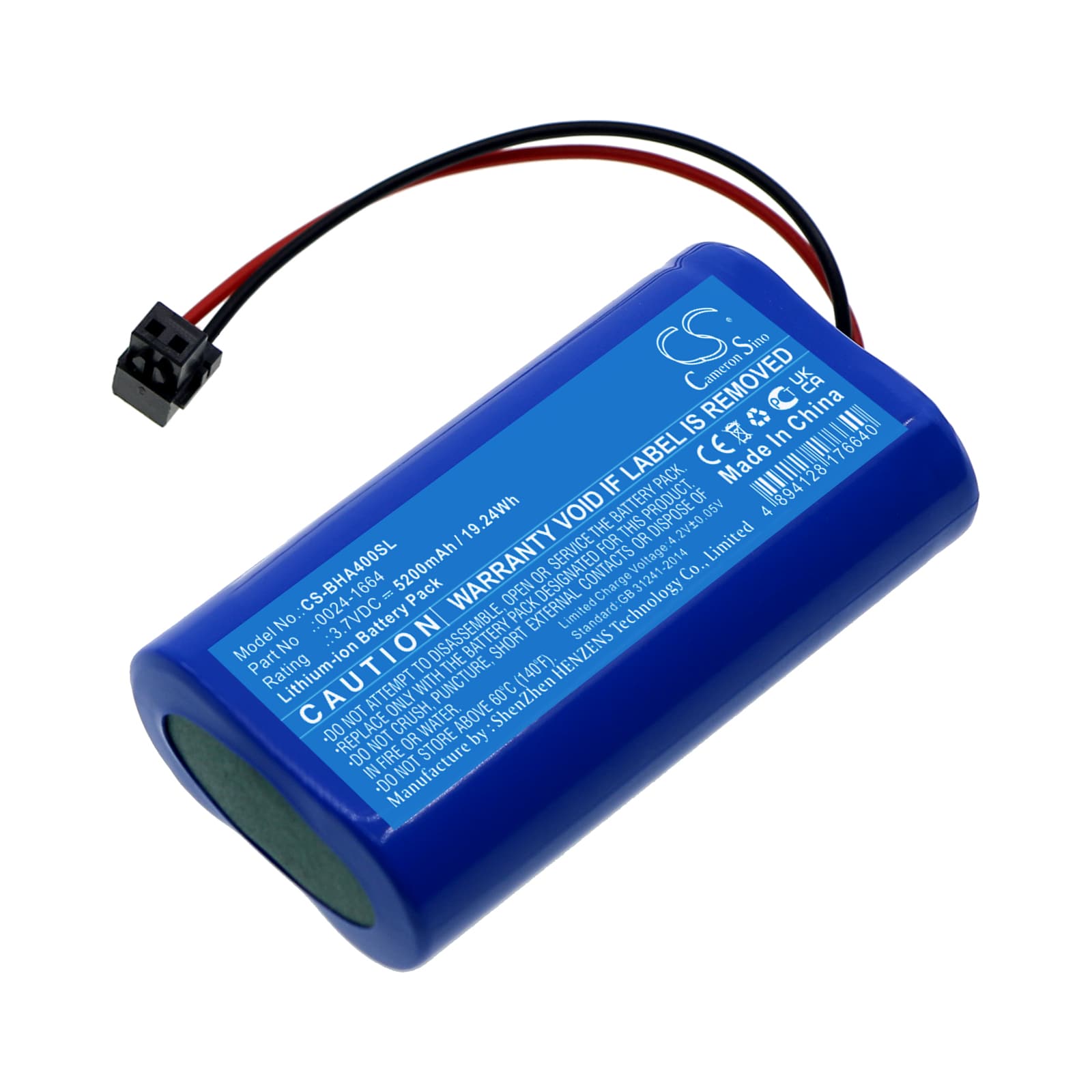 Replacement Battery for Bacharach PCA-400 - CS-BHA400SL-1.jpg