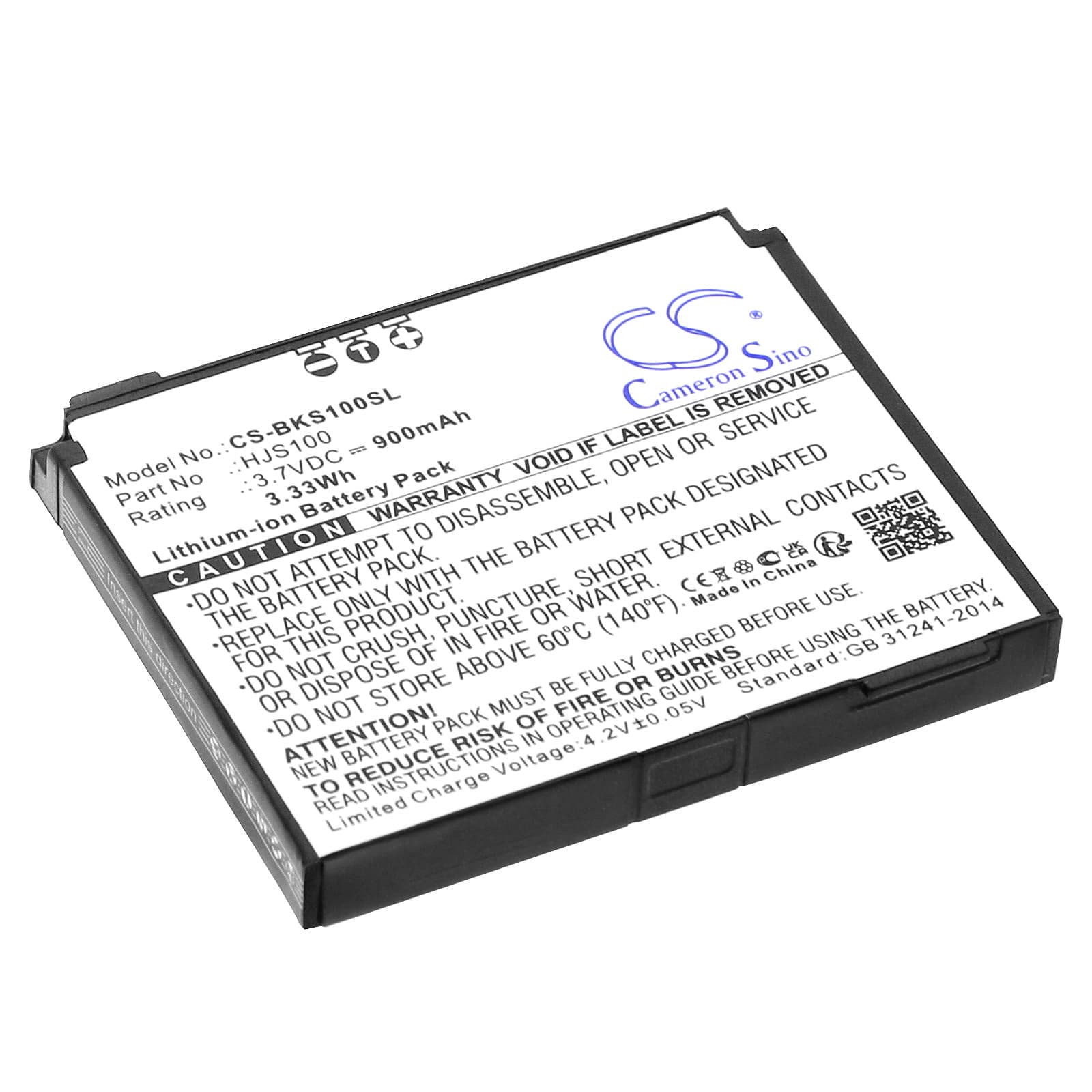 Replacement Battery for Becker HJS 100 - CS-BKS100SL-1.jpg
