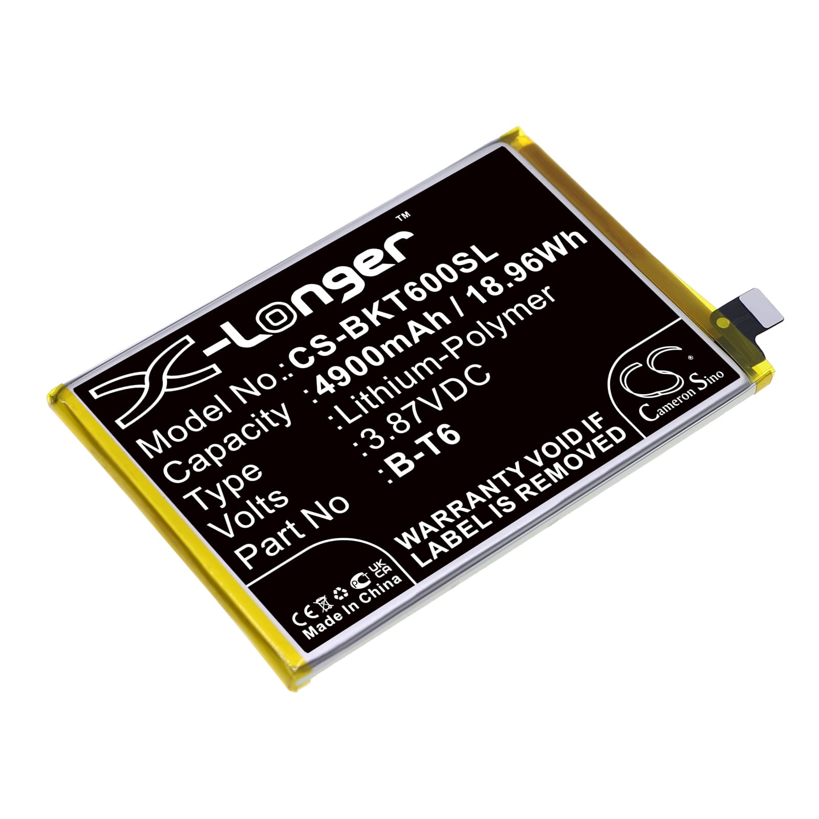 Replacement Battery for Vivo IQOO Z6 5G - CS-BKT600SL-1.jpg