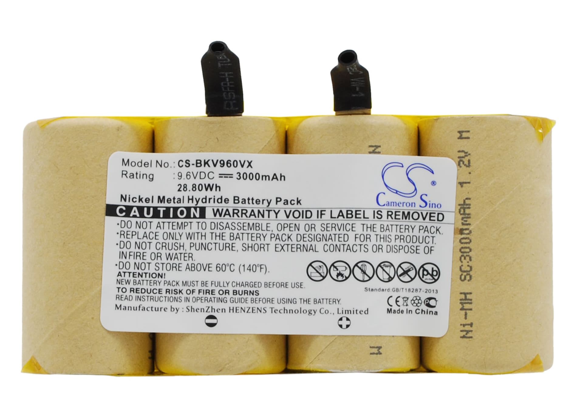 Replacement Battery for Black&Decker DV9605 - CS-BKV960VX-1.jpg