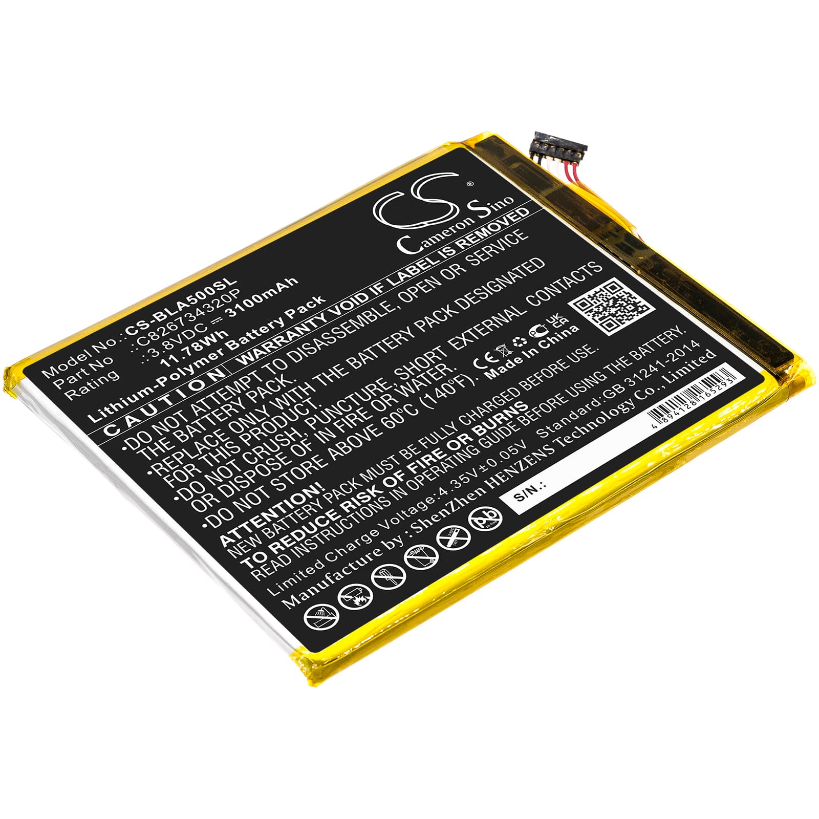 Replacement Battery for BLU Advance A5 Plus LTE - CS-BLA500SL-1.jpg