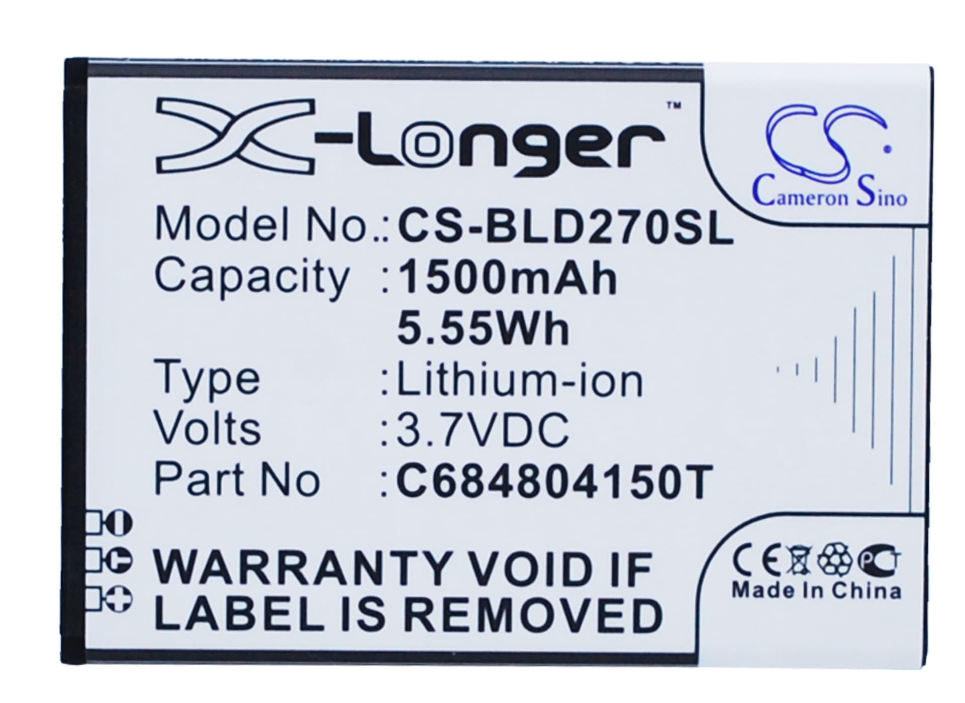 Replacement Battery for BLU Dash 4.0 - CS-BLD270SL-1.jpg
