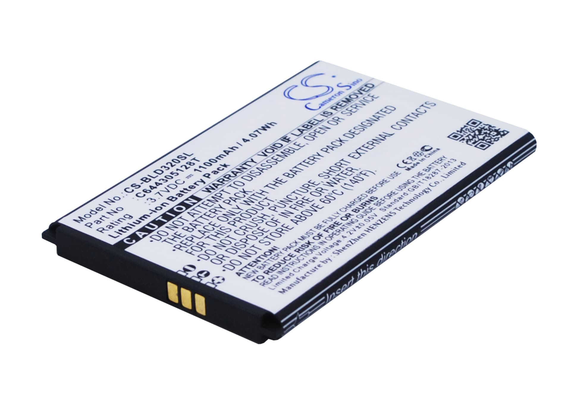 Replacement Battery for BLU Dash 3.2 - CS-BLD320SL-1.jpg