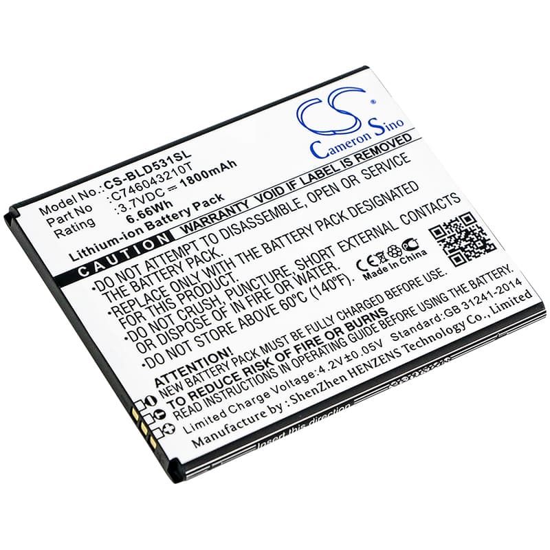 Replacement Battery for BLU Studio 5.0K - CS-BLD531SL-1.jpg