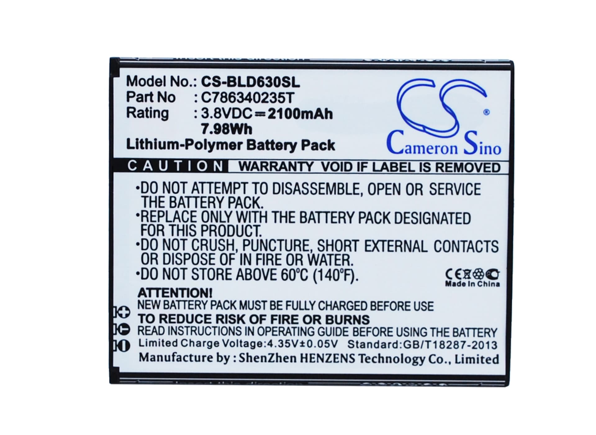 Replacement Battery for BLU Studio 5.5S - CS-BLD630SL-1.jpg