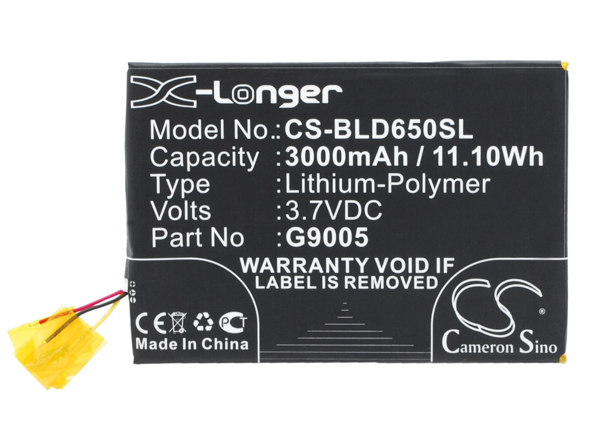 Replacement Battery for BLU Studio 6.0 HD - CS-BLD650SL-1.jpg