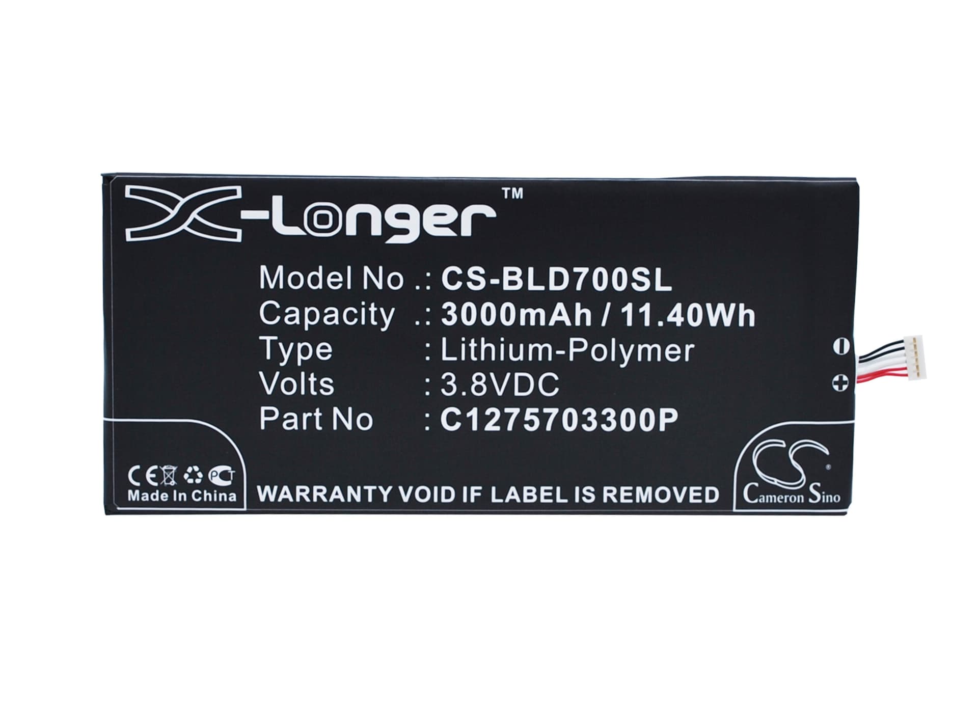 Replacement Battery for BLU Studio 7.0 HD - CS-BLD700SL-1.jpg