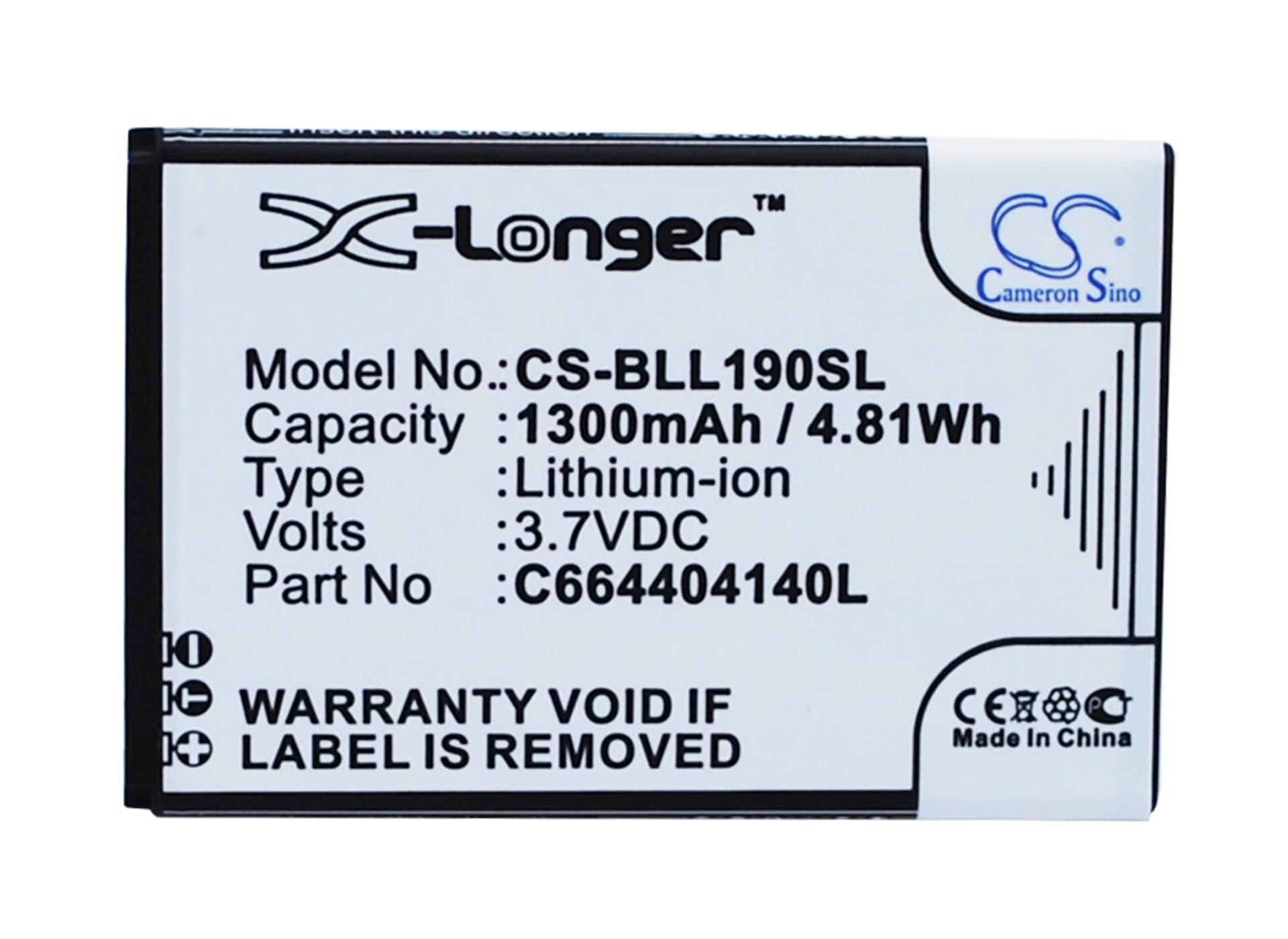 Replacement Battery for BLU Life Pay mini - CS-BLL190SL-1.jpg