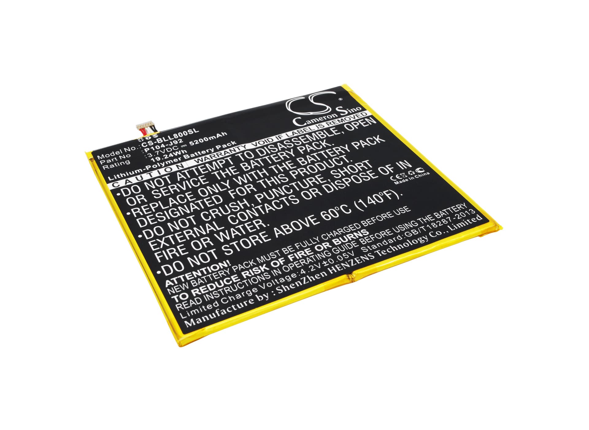 Replacement Battery for BLU Life View TAB - CS-BLL800SL-1.jpg