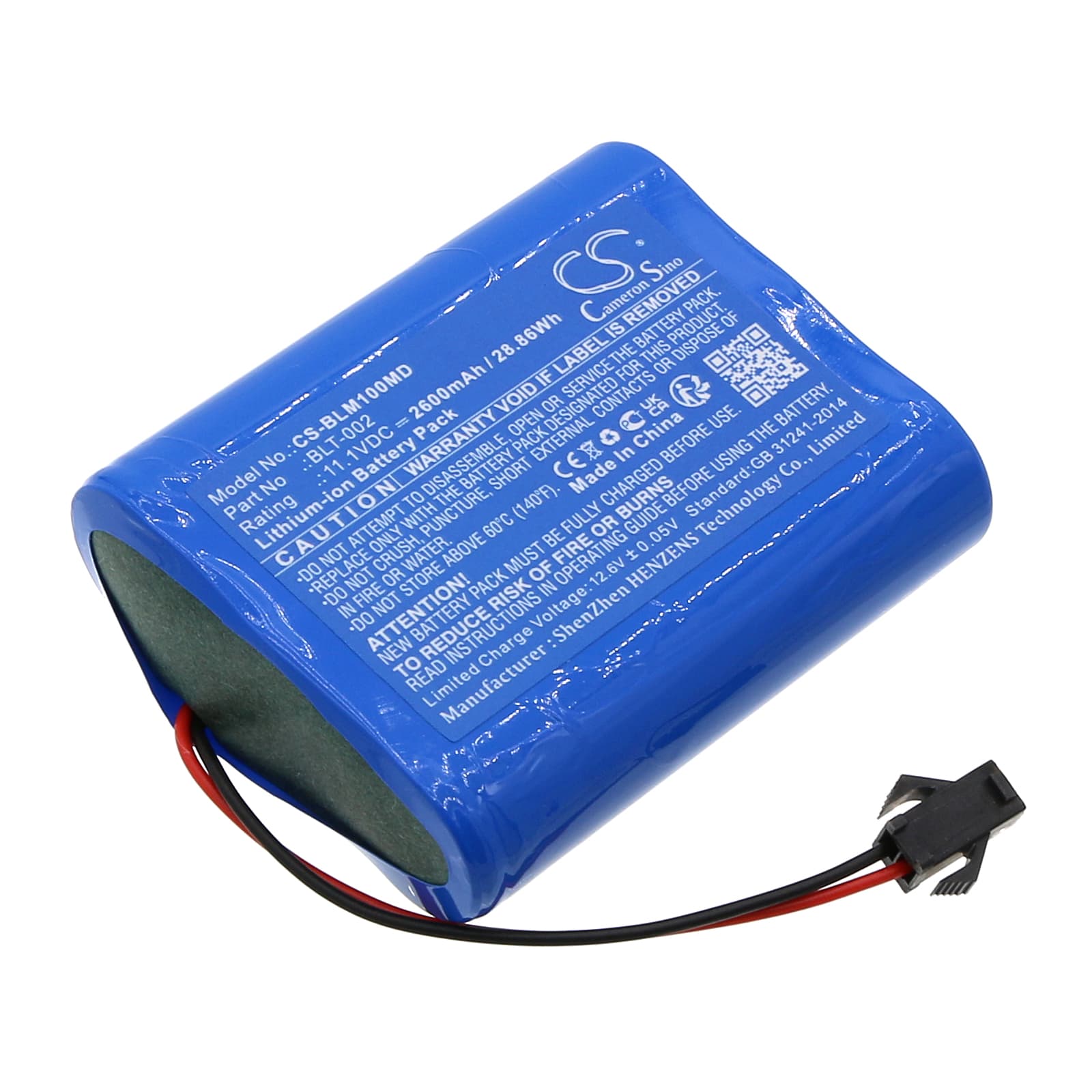 Replacement Battery for Biolight BLT M1000 - CS-BLM100MD-1.jpg