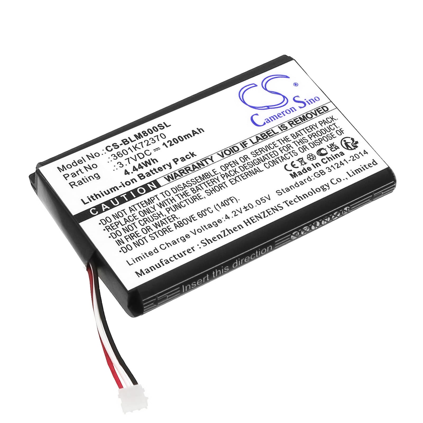 Replacement Battery for Bosch GLM 100 - CS-BLM800SL-1.jpg