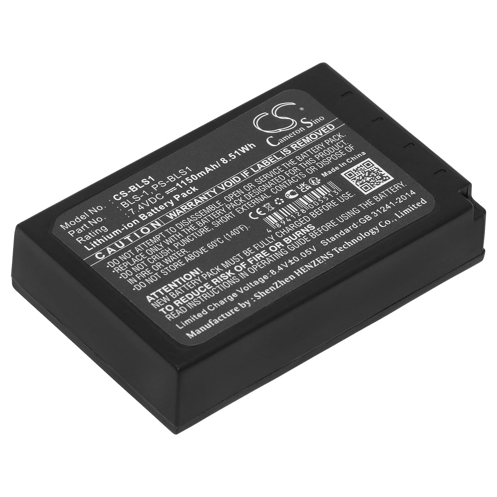 Replacement Battery for Olympus E-400 - CS-BLS1-1.jpg