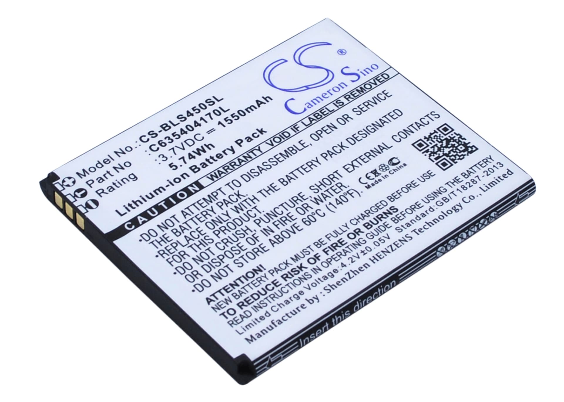 Replacement Battery for BLU Star 4.5 - CS-BLS450SL-1.jpg