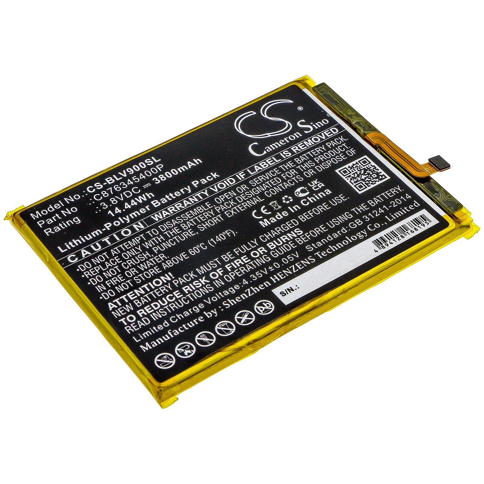 Replacement Battery for BLU V9 - CS-BLV900SL-1.jpg