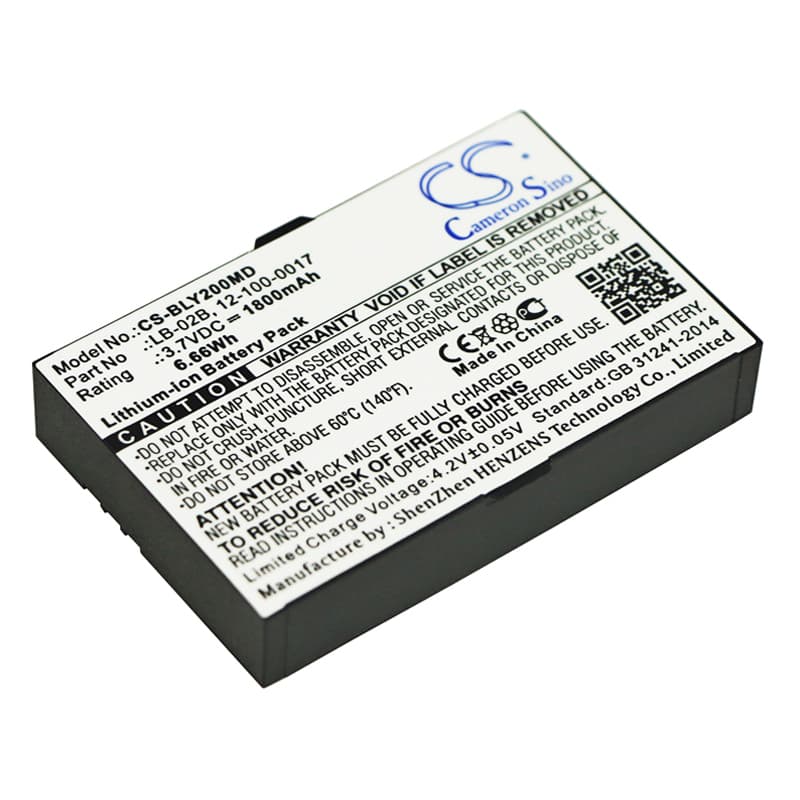 Replacement Battery for Biolight M69 - CS-BLY200MD-1.jpg