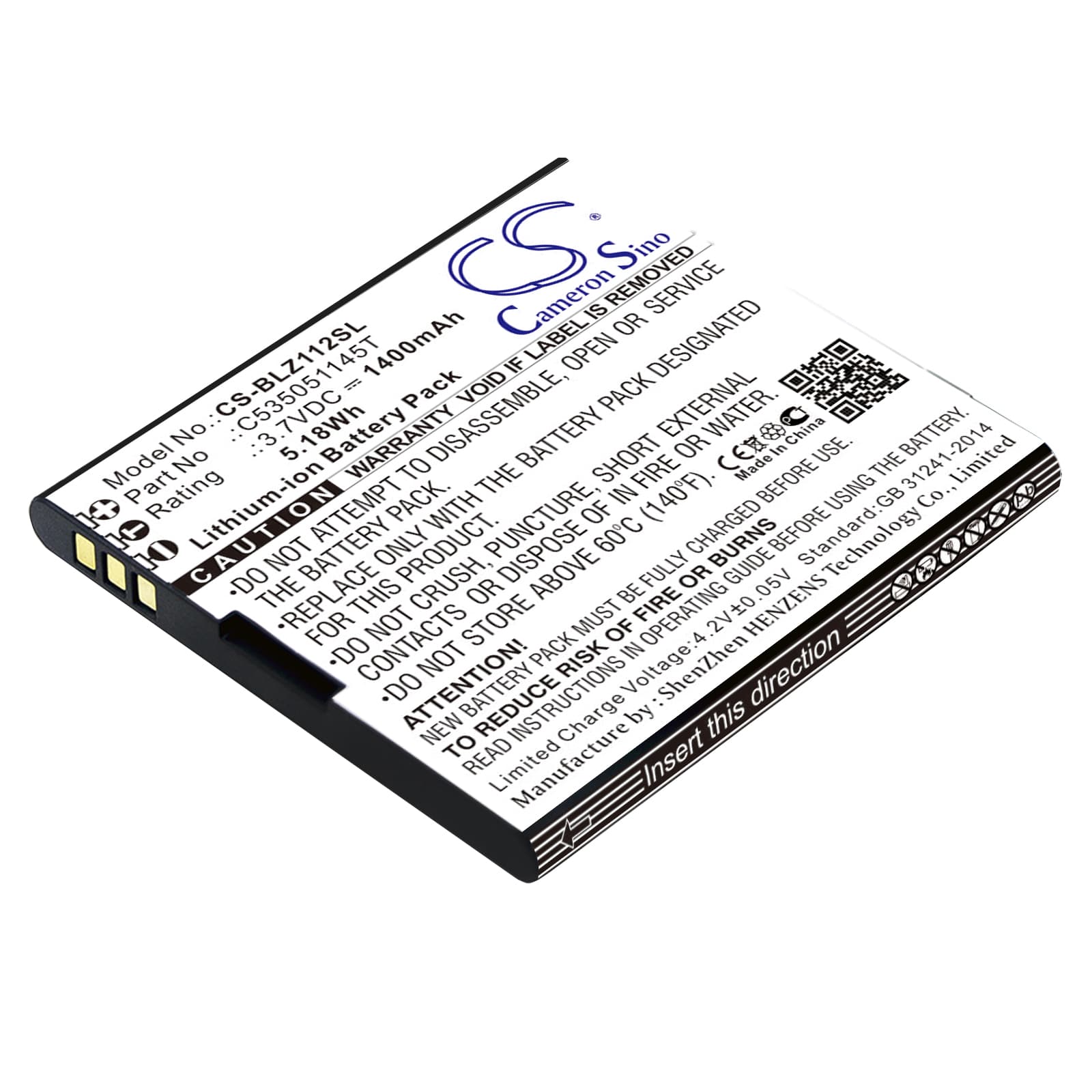 Replacement Battery for BLU Yezz - CS-BLZ112SL-1.jpg
