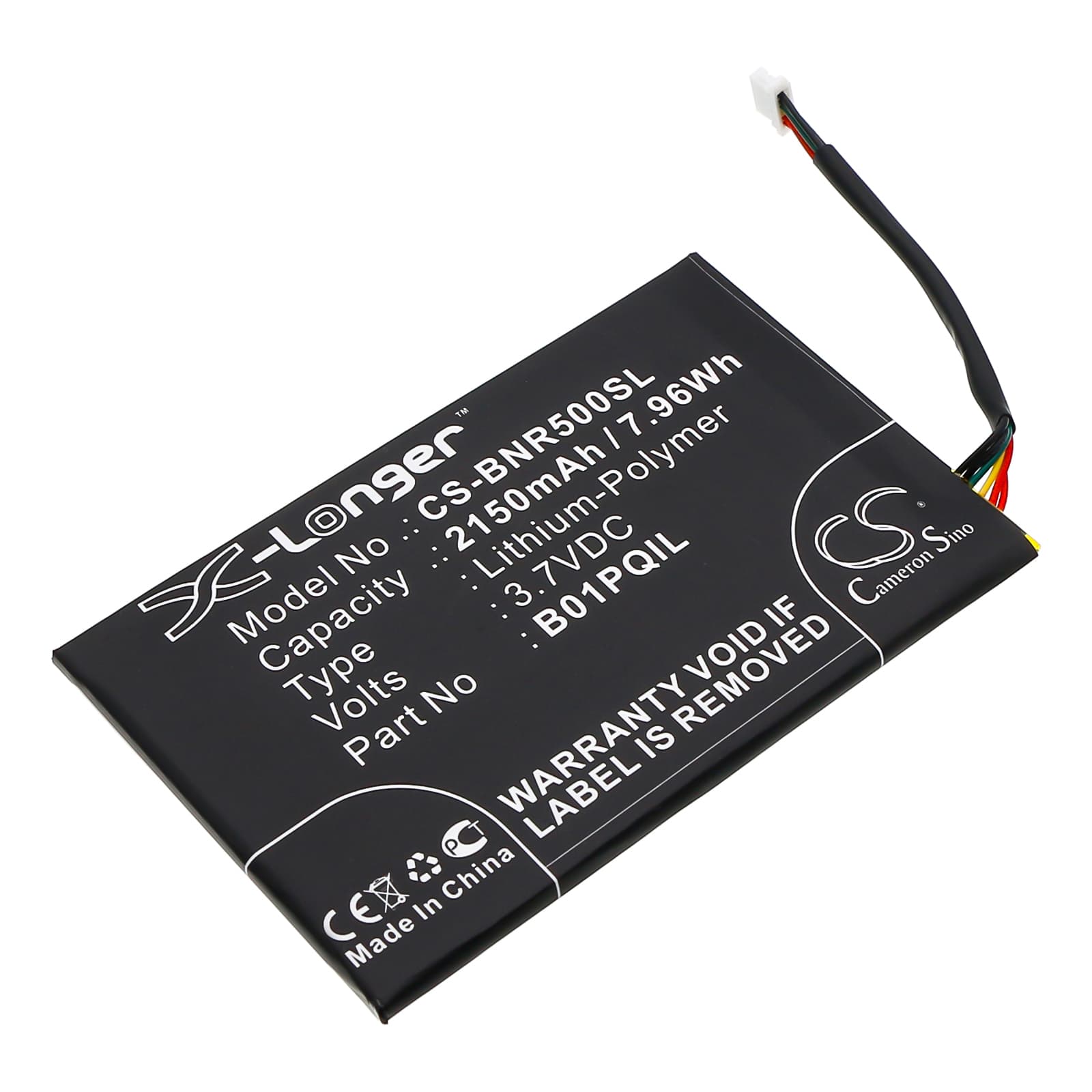 Replacement Battery for Barnes & Noble Nook Glowlight