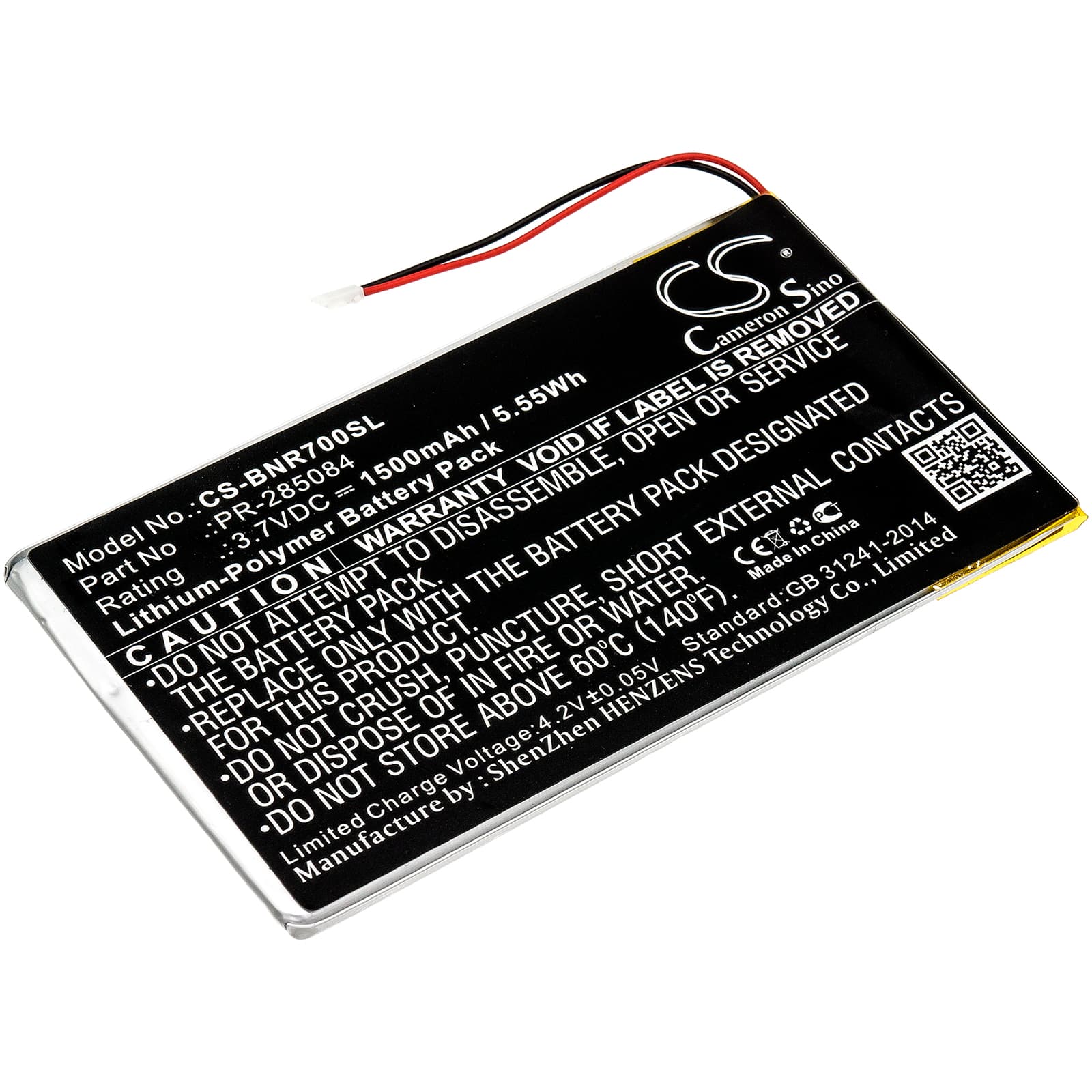 Replacement Battery for Barnes & Noble GlowLight Plus 7.8 - CS-BNR700SL-1.jpg